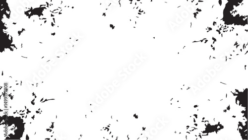 Distressed black grunge texture. Old dusty grain overlay. Dotted texture. Dust overlay texture, noise particles and grunge background. 