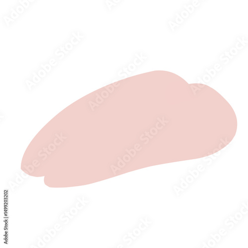 Chicken Meat Flat Illustration 