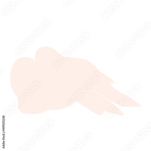 Chicken Meat Flat Illustration 
