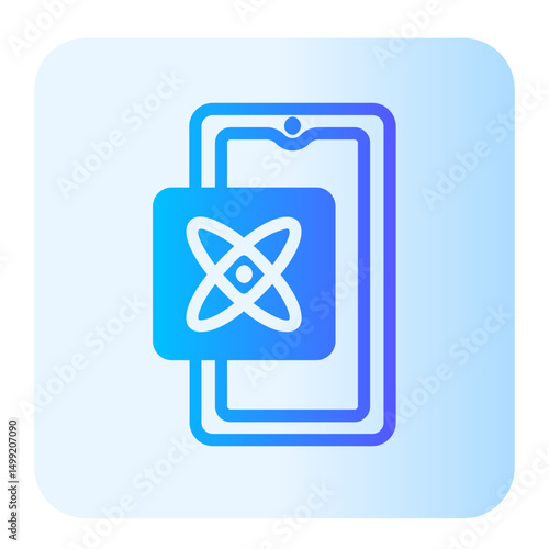 gyroscope gradient icon