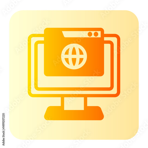 browser gradient icon