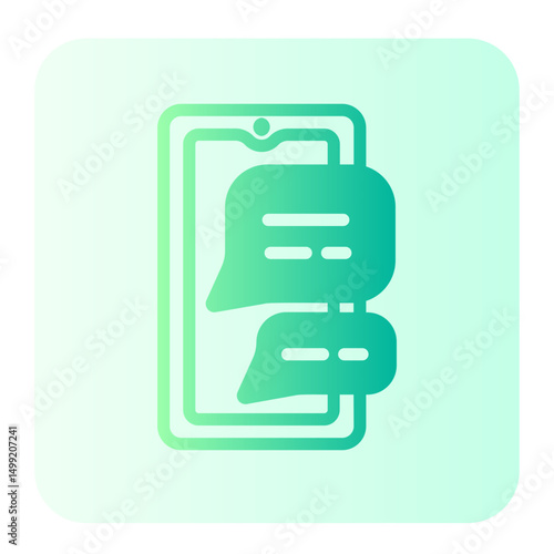 chat gradient icon