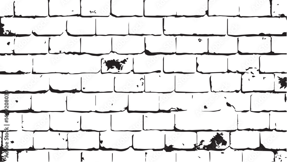 Vector distressed overlay brick wall old texture. Grunge abstract background. Brickwork grunge abstract background design. Vector distressed overlay brick wall old texture. Grunge abstract background. Brickwork grunge abstract background design.