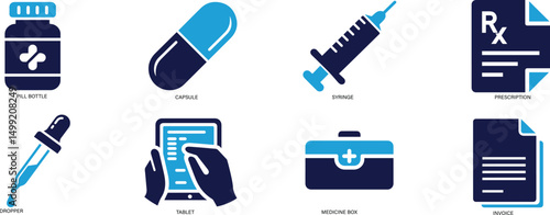 Pharmacy & Drugstore  Minimal Icon Pack