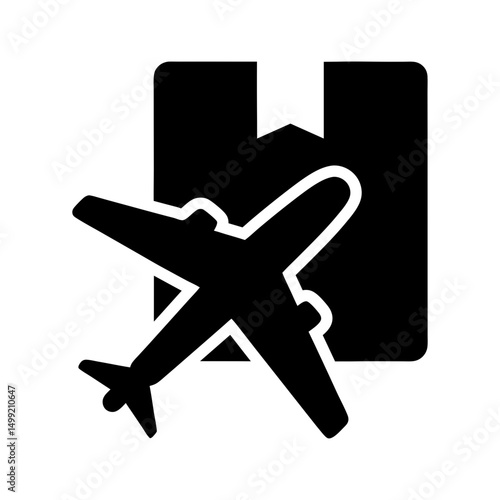 airplane delivery swift cargo icon
