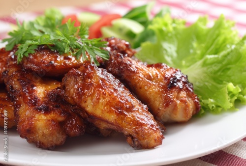 Deliciously browned chicken...
