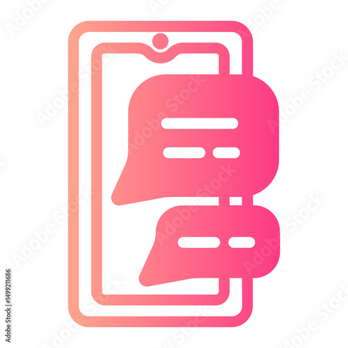chat gradient icon