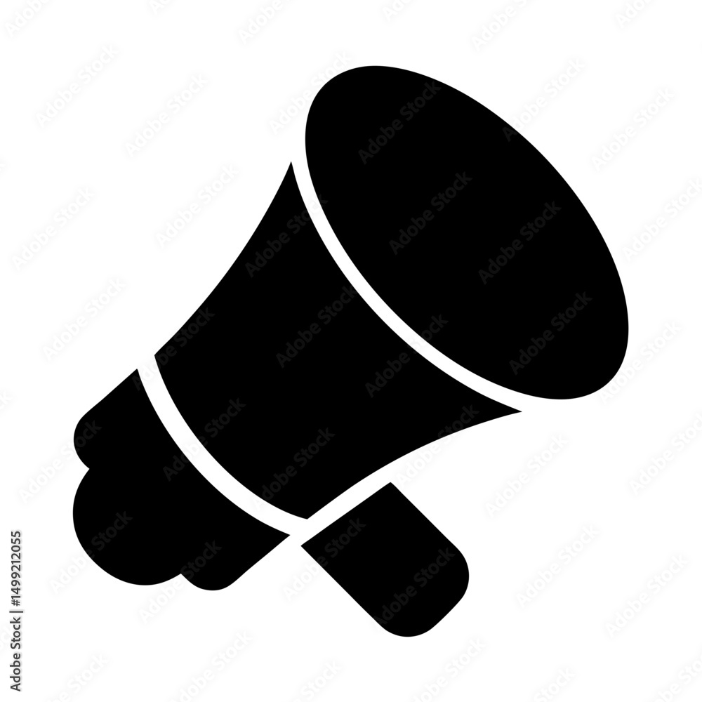 megaphone icon modern flat silhouette
megaphone icon modern flat silhouette