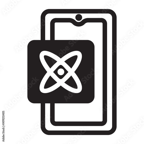 gyroscope glyph icon