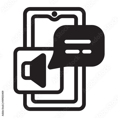 electronic reader glyph icon