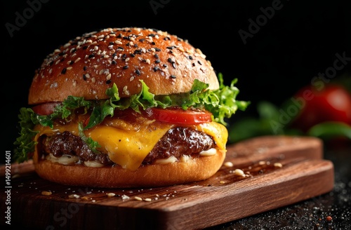 Close-up view of a deliciou...