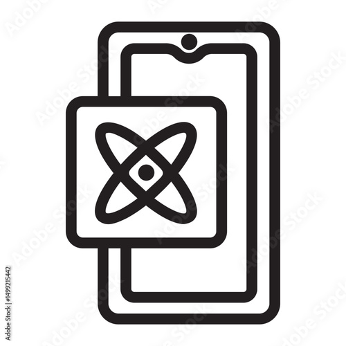 gyroscope line icon