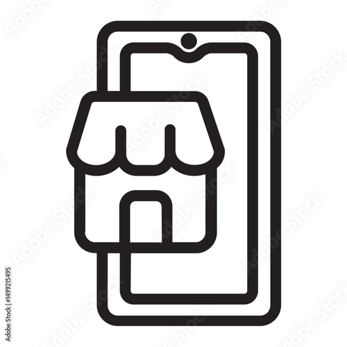 shop line icon