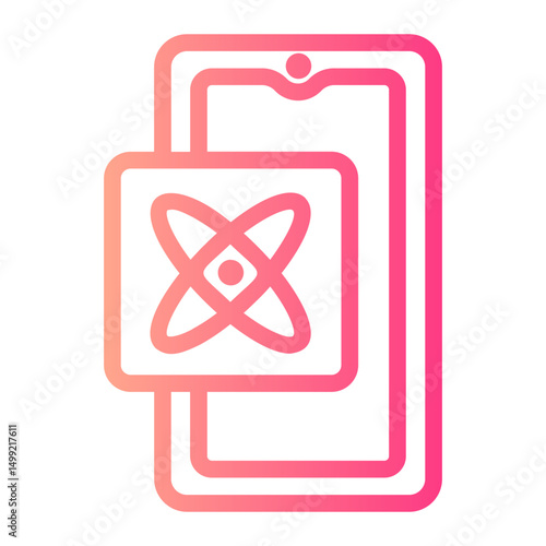 gyroscope gradient icon