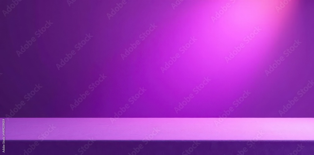 Vivid purple backdrop, empty table for product showcase , empty, vibrant, texture Vivid purple backdrop, empty table for product showcase , empty, vibrant, texture