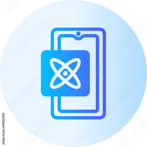gyroscope gradient icon