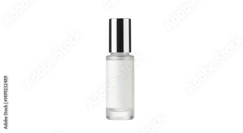 Blank lip gloss tube with silver cap