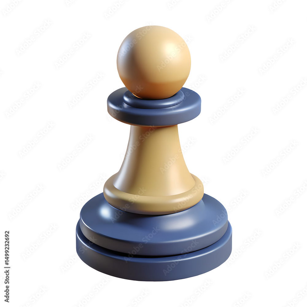 black and white chess piece 3d icon illustration, transparent background black and white chess piece 3d icon illustration, transparent background