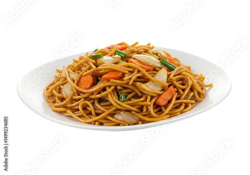 Delicious Vegetable Lo Mein Recipe Easy  Authentic isolated on transparent background