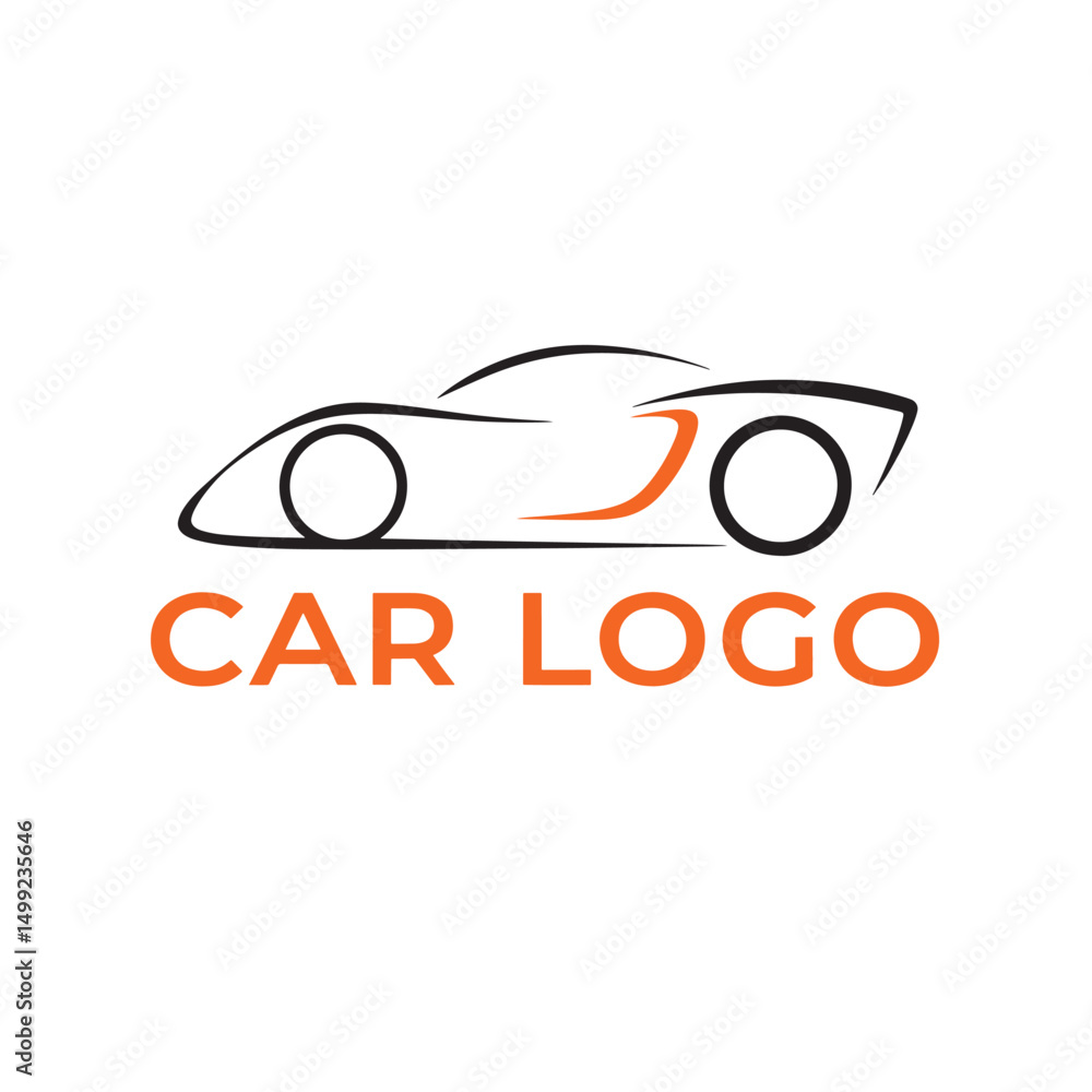 Obraz premium Car Logo Design Vector, Unique and Professional Car Logo Design