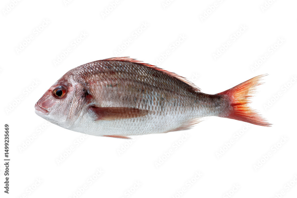Freshly caught red snapper fish on a transparent background vector, showcasing vibrant colors and detailed scales, ideal for seafood cuisine and healthy eating concepts Freshly caught red snapper fish on a transparent background vector, showcasing vibrant colors and detailed scales, ideal for seafood cuisine and healthy eating concepts