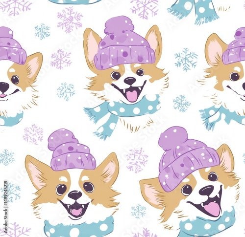 Adorable corgi puppies wear...