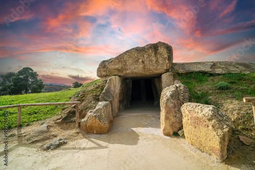 Archaeological Dolmens of Antequera, Malaga province, Spain, Europe