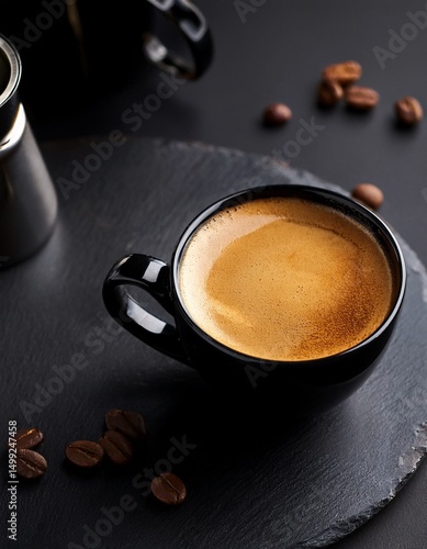 Obraz na płótnie Espresso coffee on the table