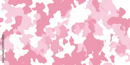 Pink camouflage pattern wit...