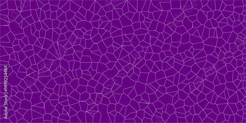 Polygon cluster pattern forming a unique, asymmetric surface

