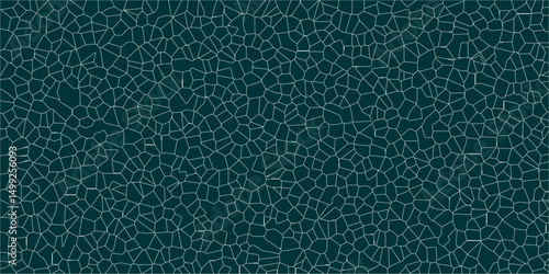 Disordered polygon pattern forming a cohesive texture

