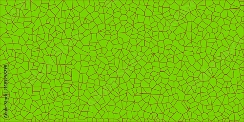 Cell-like tiling system that mimics natural fragmentation

