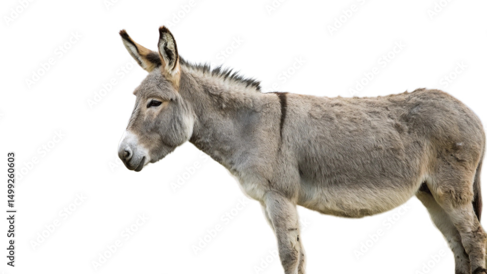 Fototapeta premium portrait of a donkey