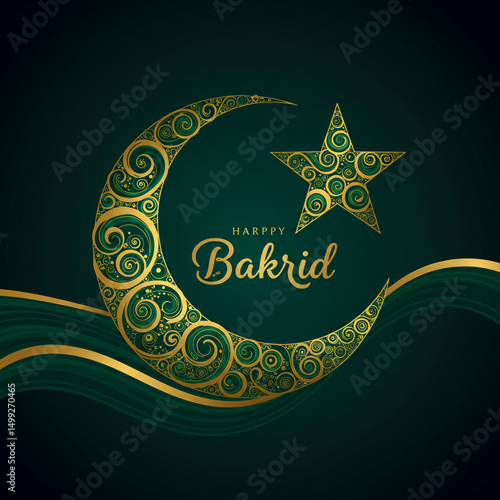 Elegant Bakrid Moon Star Fe...
