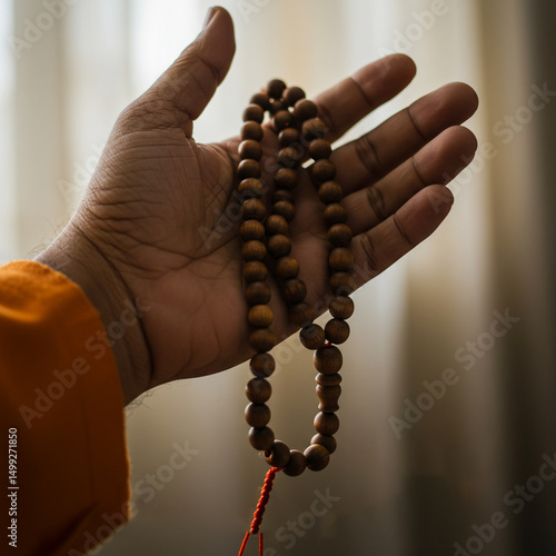 Person Holding Wooden Praye...