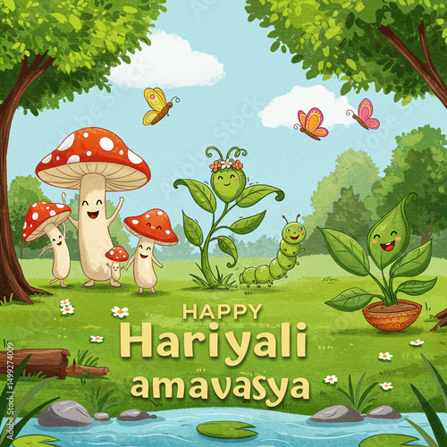 Happy Hariyali Amavasya Cel...