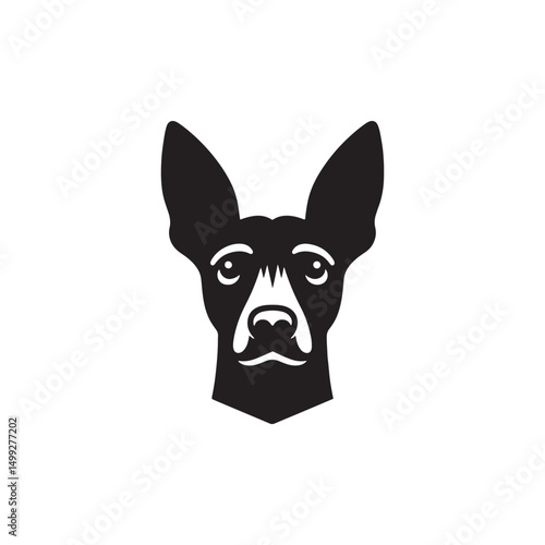 **"Distinctive Xoloitzcuintli Vector Silhouette: Sleek Mexican Hairless Dog Design Featuring Unique Profile, Smooth Coat, and Alert Stance in Clean, Minimalist Style for Crafts and Digital Art"**
