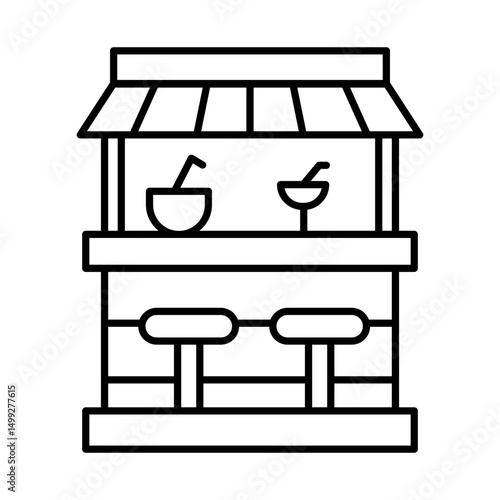 beach stall element