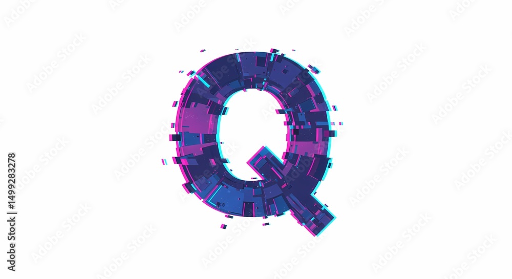 Fototapeta premium letter Q