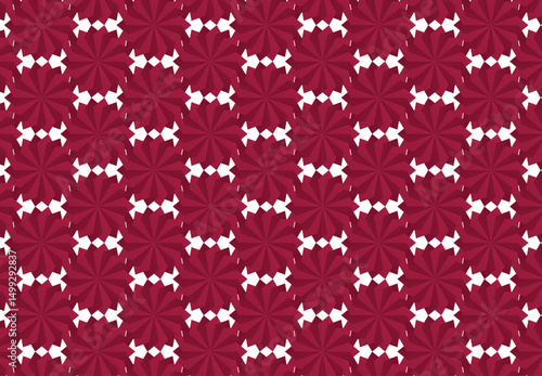 Elegant Seamless Floral Pattern with Flowers and Leaves – Vector Design for Wedding Invitations, Fabric, and Posters
