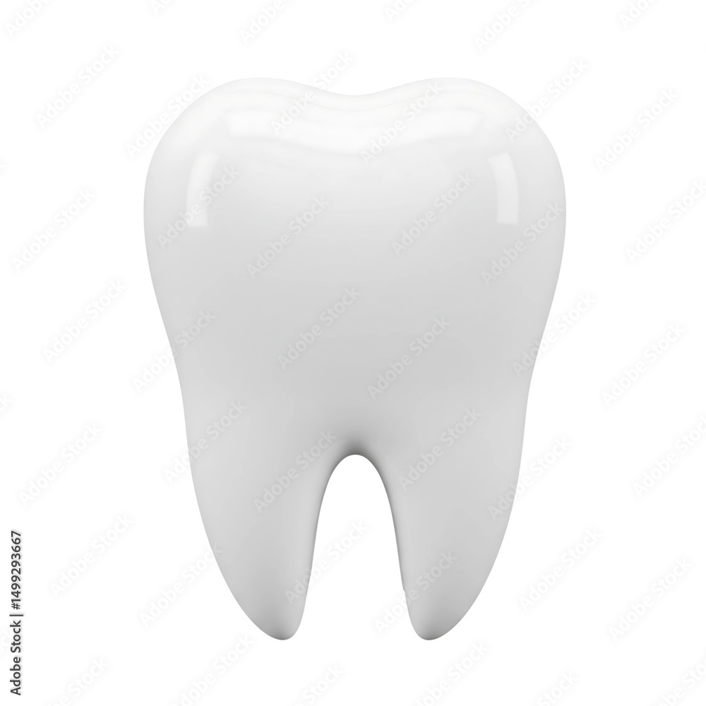 tooth on white background tooth on white background