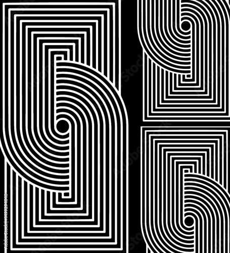 black and white abstract background