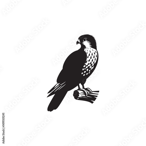 **"Swift Cooper’s Hawk Vector Silhouette: Fierce Raptor Design Featuring Sharp Talons, Streamlined Body, and Intense Gaze in Clean, Minimalist Style for Crafts and Digital Art"**
