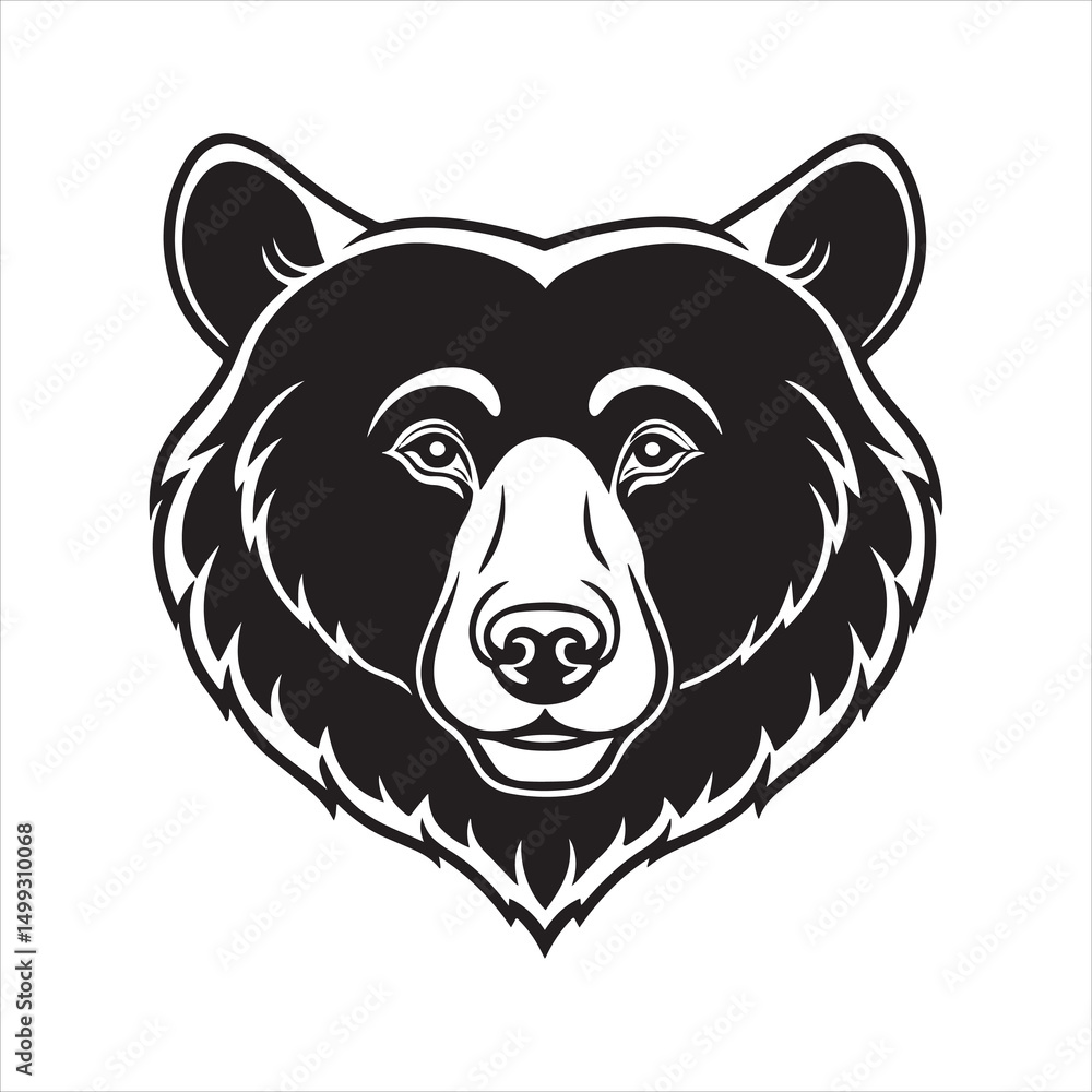 american black bear silhouette vector american black bear silhouette vector