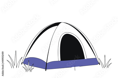 tent vector art
