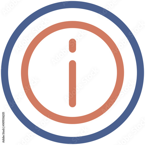 Information Outline Color Icon