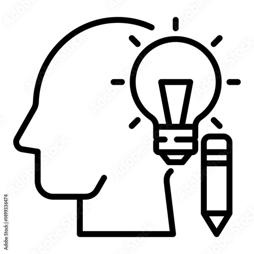 Creative Thinking single icon