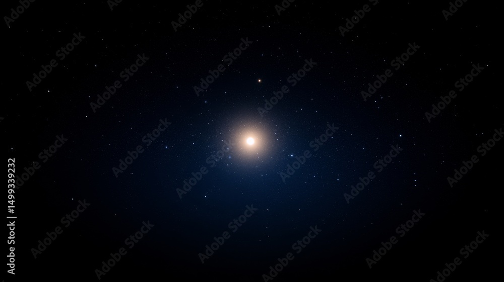 Obraz premium Glowing taurus constellation in night sky celestial scene