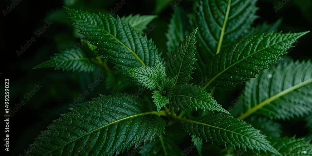 Obraz premium Boldo Plant Medicinal Leaves - Natural Health