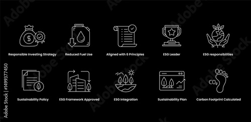 ESG Reporting and Green Leadership. Visuals for Climate Disclosure, Green Investment Strategy, and Responsible Governance